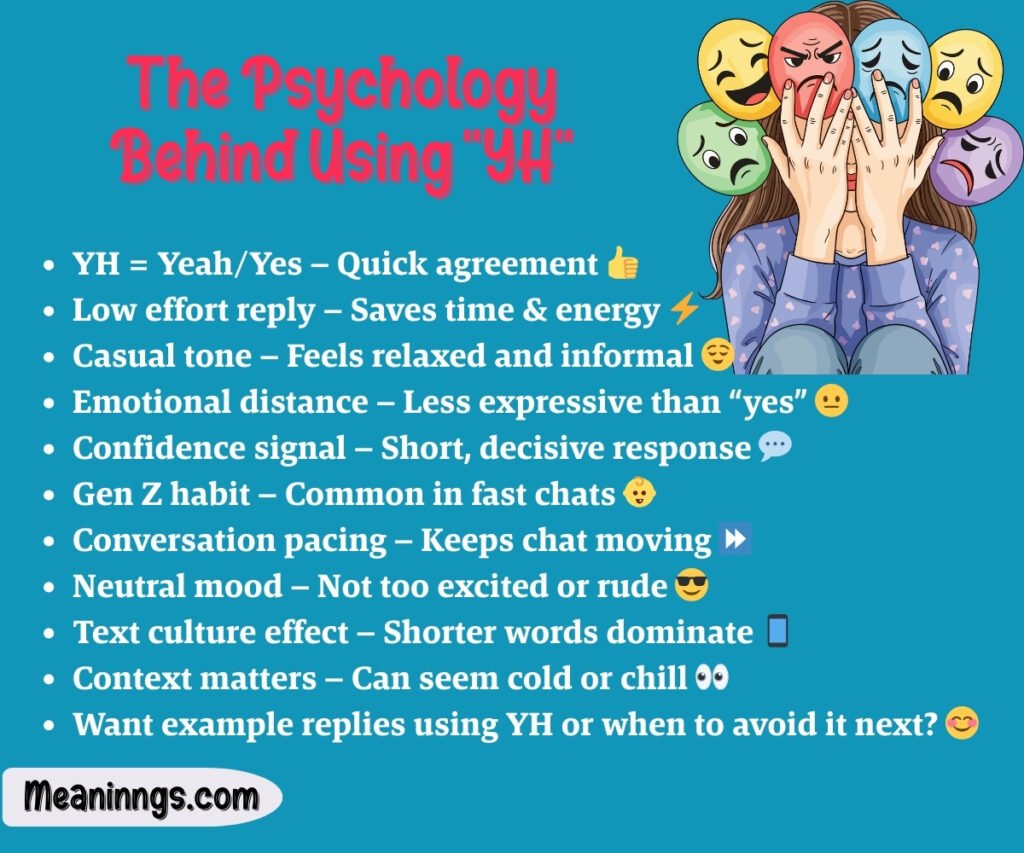 The Psychology Behind Using "YH"