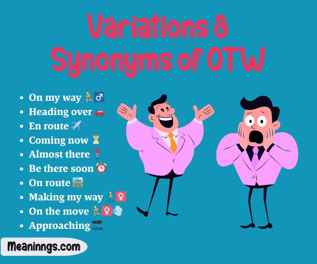 Variations & Synonyms of OTW