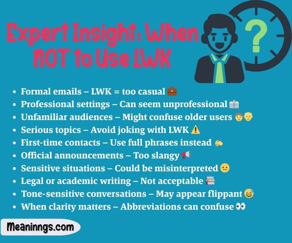 Expert Insight: When NOT to Use LWK