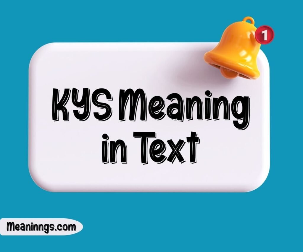 KYS Meaning in Text