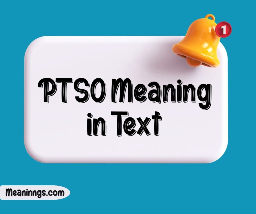 PTSO Meaning in Text