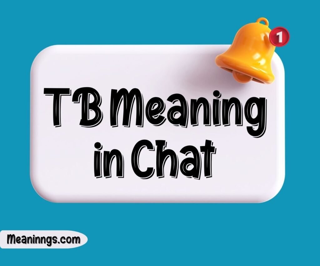 TB Meaning in Chat