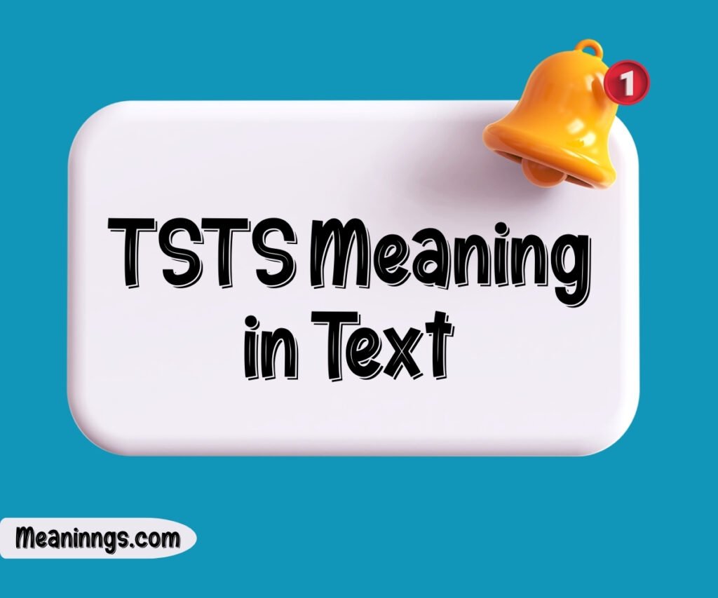 TSTS Meaning in Text