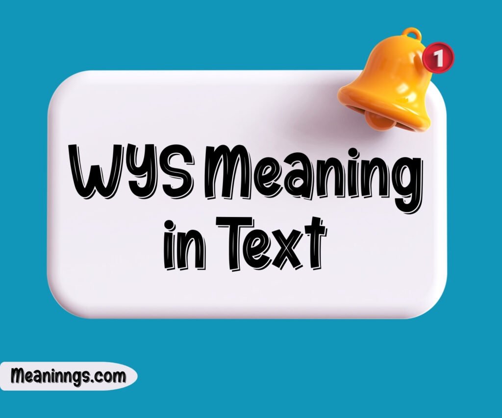 WYS Meaning in Text